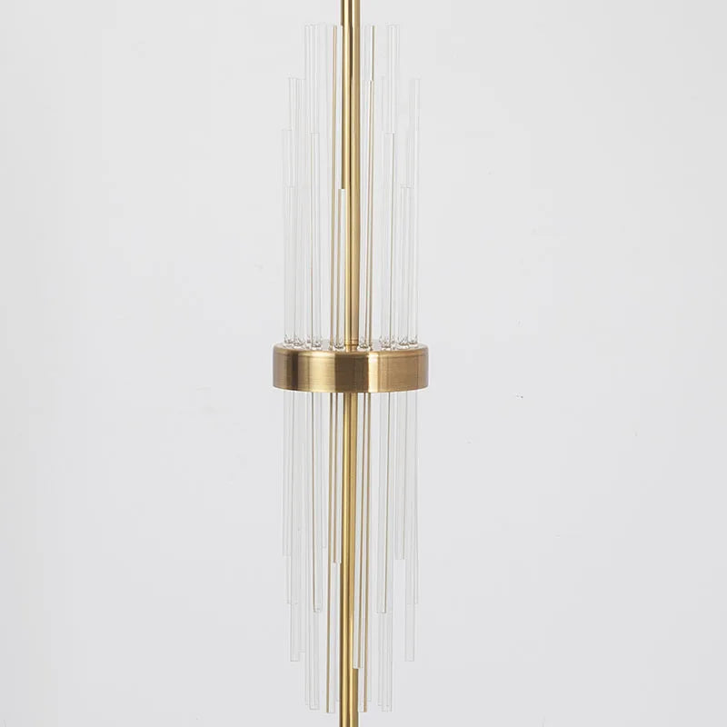 lampadaire moderne en verre pour un éclairage intérieur élégant - vue 4 sur 5