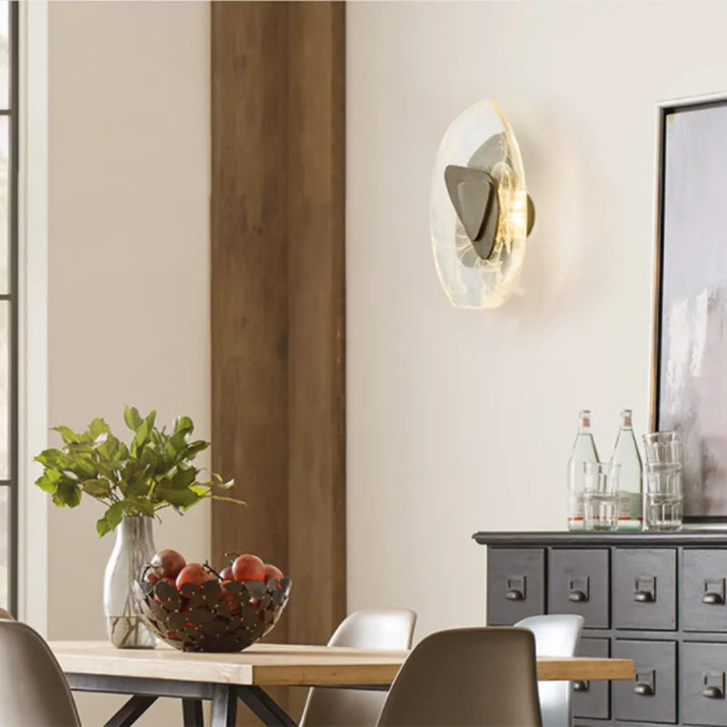 applique murale en cristal nordique pour éclairage décoratif élégant - vue 5 sur 8