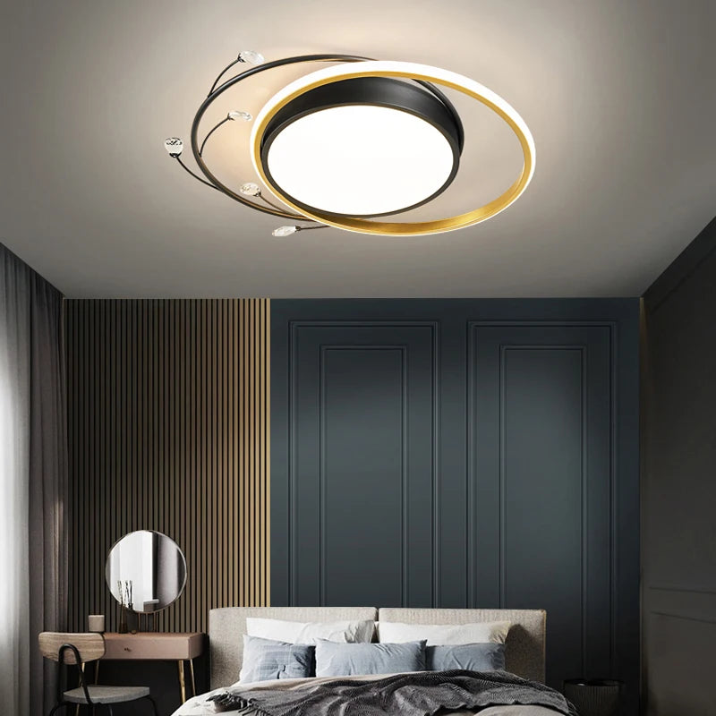 plafonnier moderne led pour décoration intérieure nordique - vue 6 sur 14