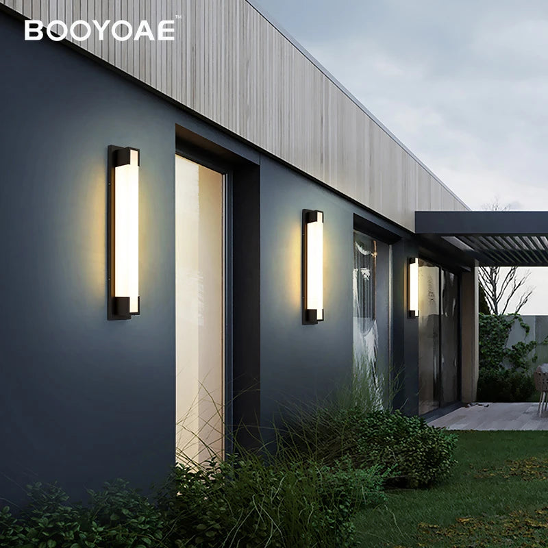 Applique extérieure LED IP65 mur extérieur porche balcon inox Garage lumière jardin terrasse cour éclairage étanche - vue 3 sur 12