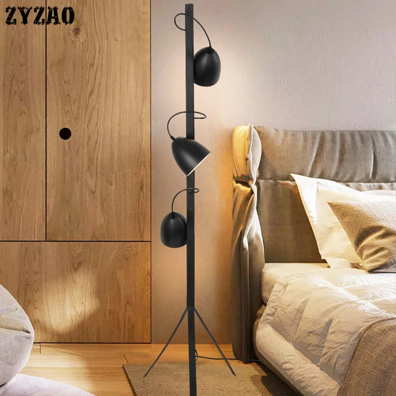 lampadaire nordique design créatif en fer pour intérieur - vue 5 sur 7