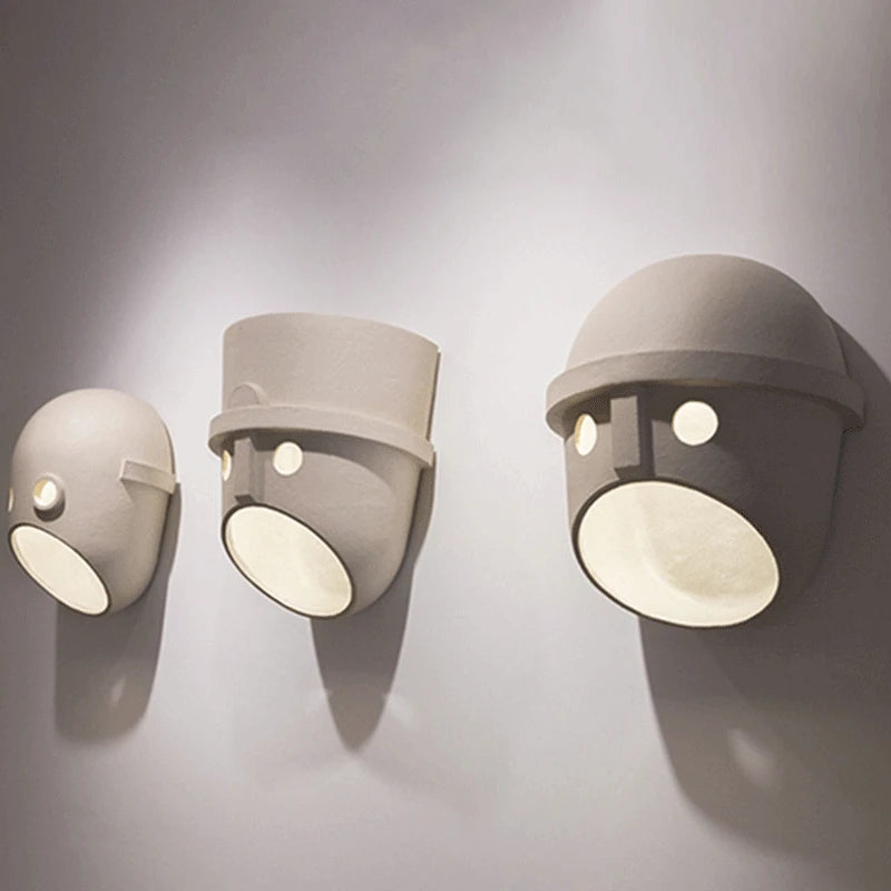 applique murale led créative en résine pour décoration maison - vue 10 sur 11