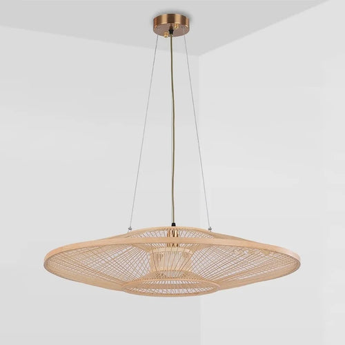 suspension en bambou style chinois moderne pour restaurants et cuisines