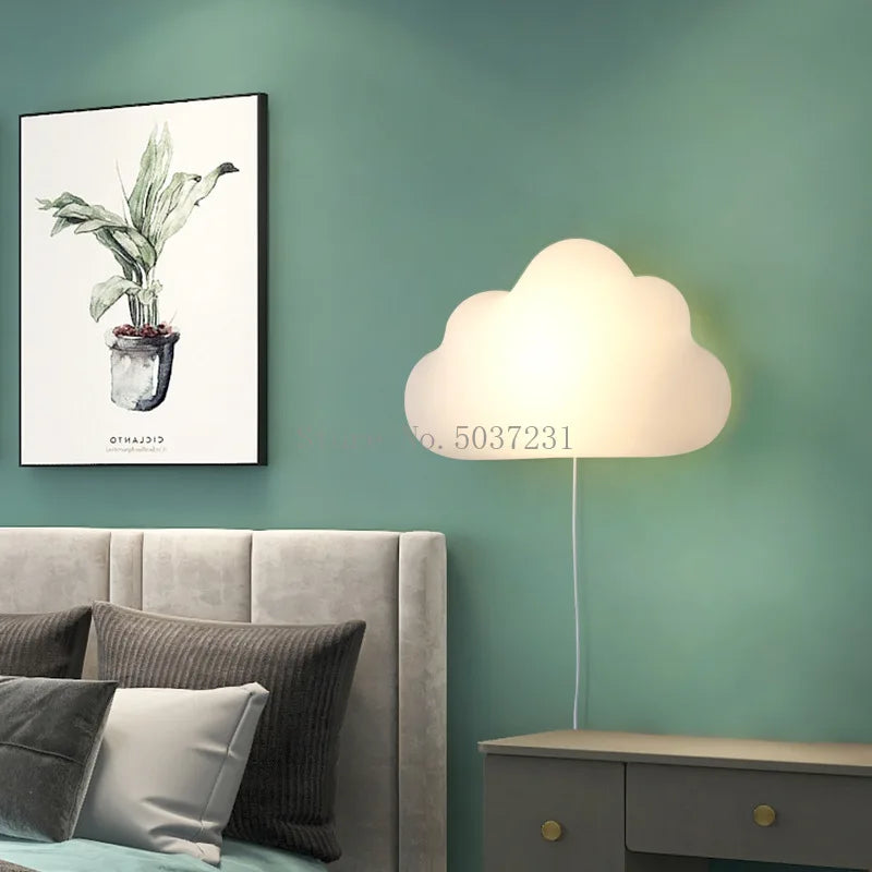applique murale nuage pour décoration chambre enfant moderne - vue 5 sur 11