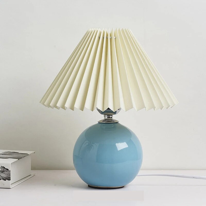 Lampe de table plissée coréenne - vue 15 sur 25