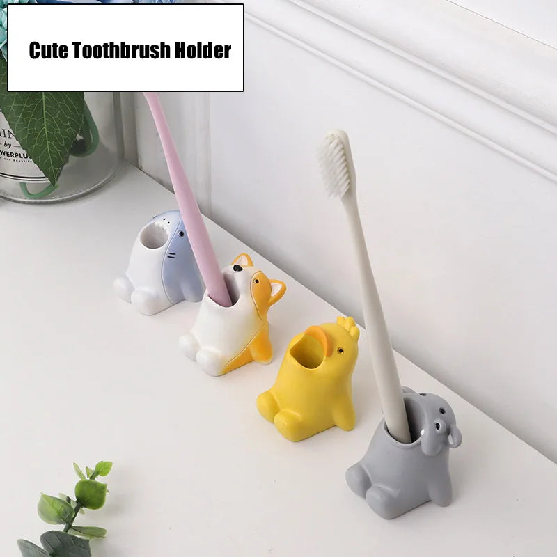 porte-brosse à dents en céramique support multifonction pour rangement - vue 3 sur 14