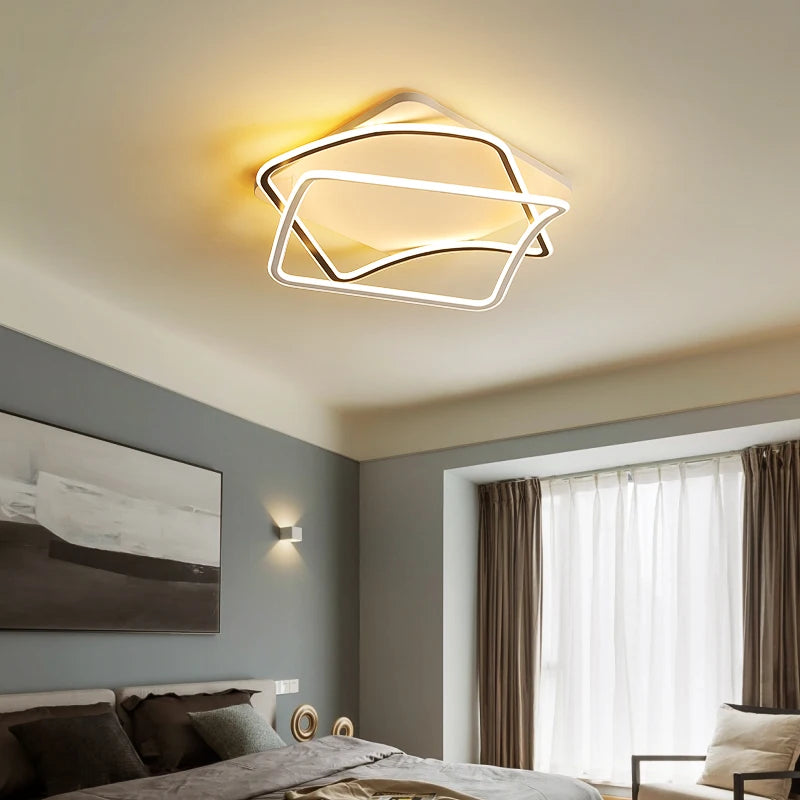 lustre led créatif pour éclairage intérieur moderne - vue 5 sur 8
