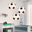 té enfants suspension lumières pour chambre enfants Football basket-ball lampes suspendues chambre luminaire moderne mignon décoration