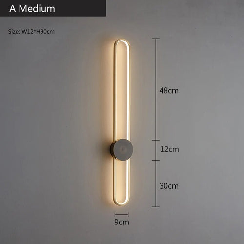 Applique murale moderne de luxe en cuivre - vue 9 sur 12