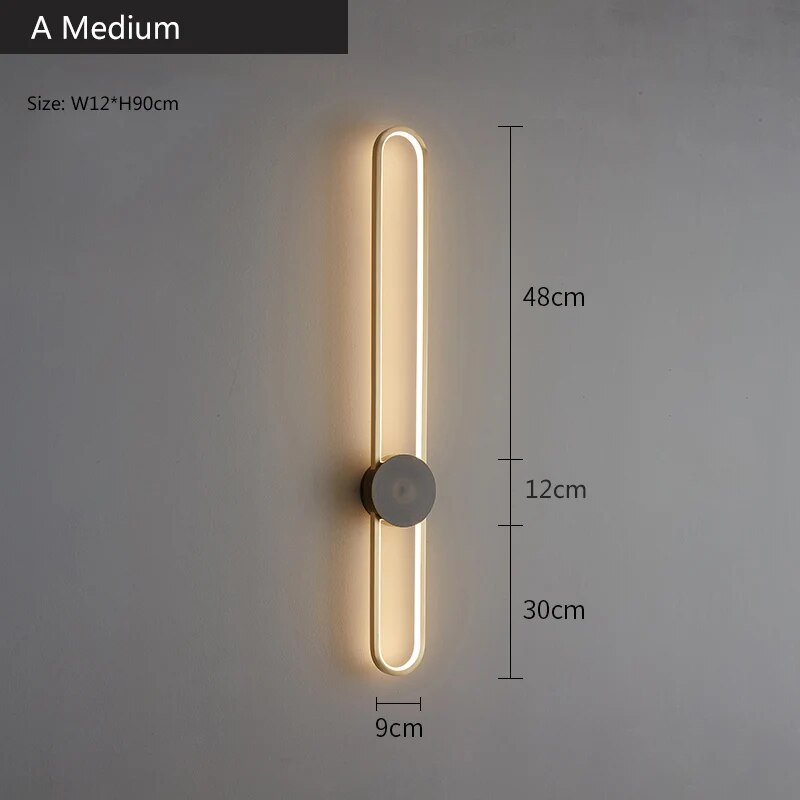 Applique murale moderne de luxe en cuivre - vue 8 sur 12
