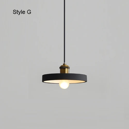 Modern minimalist industrial style chandelier for interior decor - vue 25 sur 25