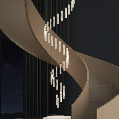 lustre moderne acrylique irrégulier led réglable nordique art