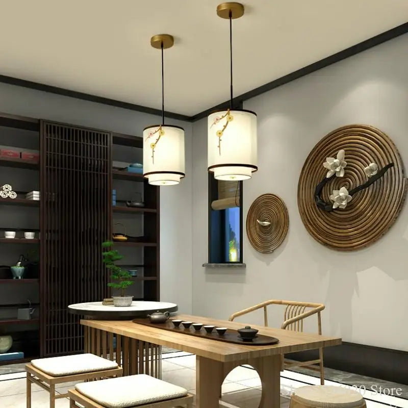 suspension zen en cuivre pour décoration intérieure moderne - vue 4 sur 12