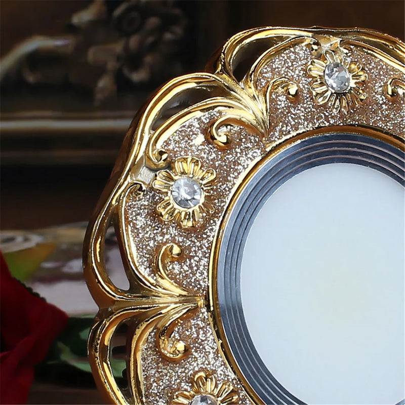 Spot lumineux Led encastrable en résine cristal incrusté de luxe