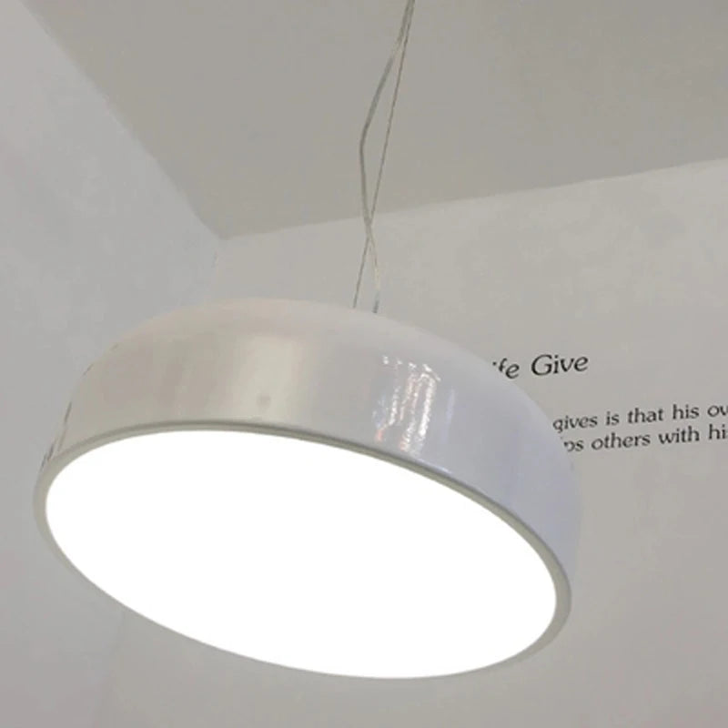 suspension Mode Simple lampe créative Restaurant Table à manger chambre en aluminium suspension luminaire E27 110 V 220 V - vue 6 sur 12