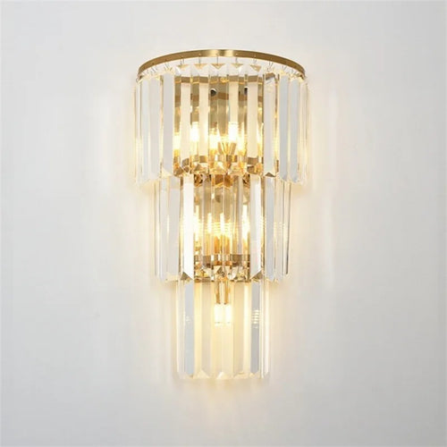 Modern minimalist crystal wall light for interior decoration - vue 4 sur 9