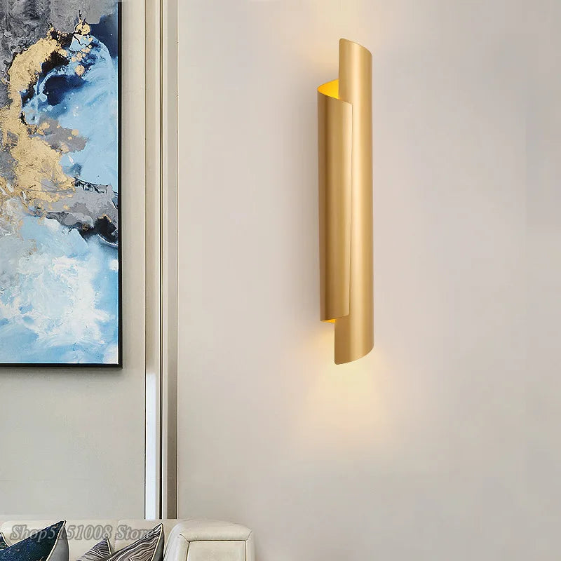 applique murale nordique en métal design moderne luminaire industriel décoratif - vue 3 sur 9