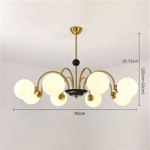 Modern LED chandelier nordic interior lighting
