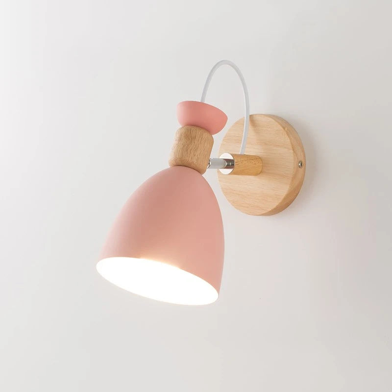 Modern minimalist nordic macaron LED wall light - vue 10 sur 11