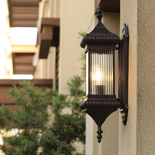 SANDIY Vintage applique extérieure rétro porche lampe Europe Villa applique étanche extérieur jardin cour Luminaire café E26/E27