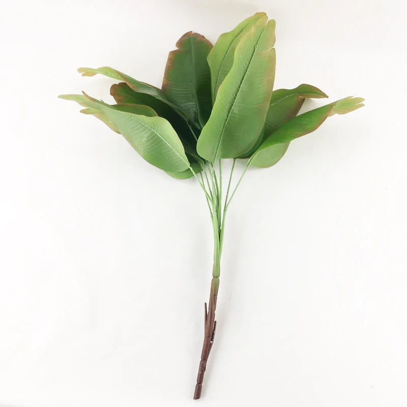 grandes plantes artificielles monstera et bananier pour décoration intérieure - vue 10 sur 9