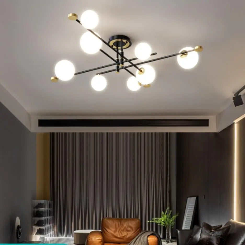 lustres led minimalistes pour éclairage intérieur moderne - vue 3 sur 7