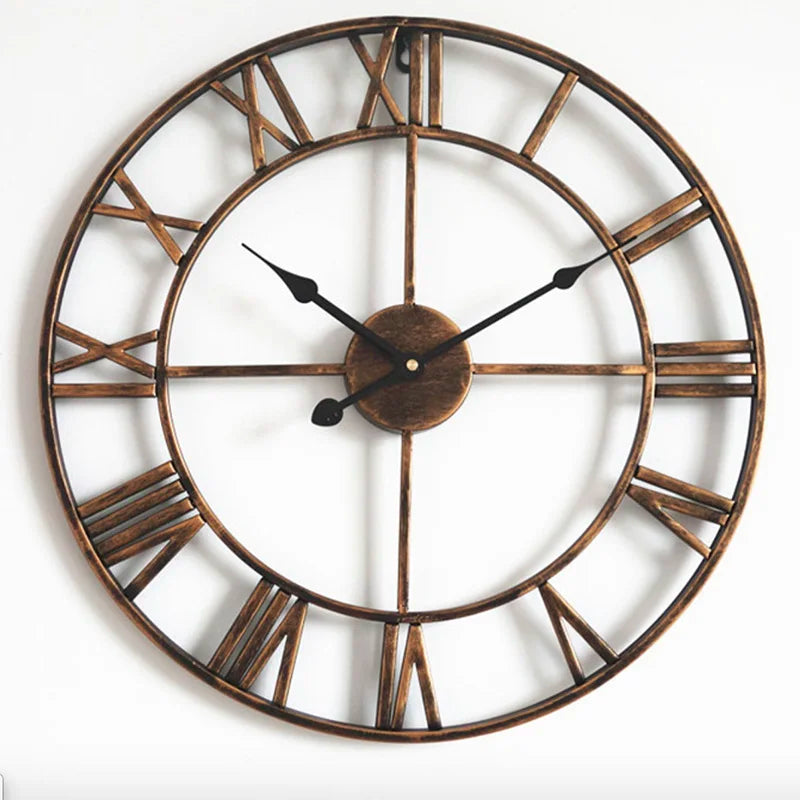 horloge murale design moderne en métal style 3D - vue 11 sur 10