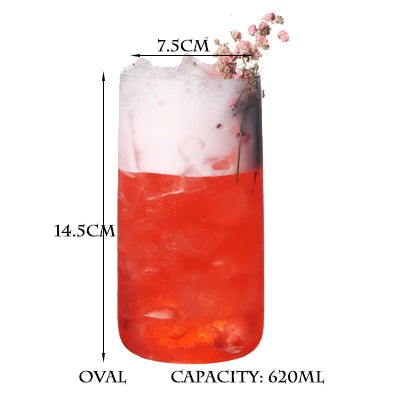 Verre collins transparent léger pour cocktails et jus