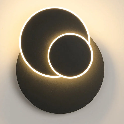 Modern nordic minimalist post-solar eclipse wall light