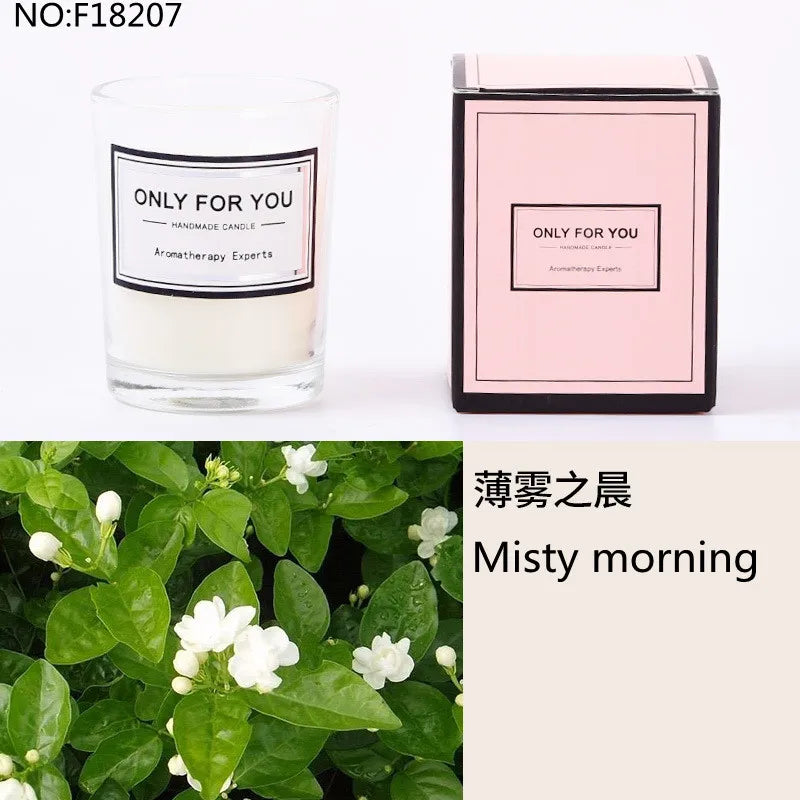 bougie parfumée romantique en cire de soja artisanale avec huiles essentielles - vue 19 sur 26