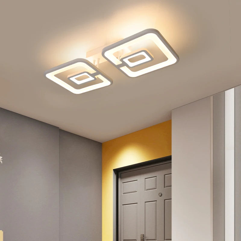 Plafonnier à forme moderne LED