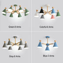 suspension nordique en bois pour décoration intérieure