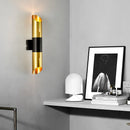 applique murale moderne en tube d'aluminium style nordique