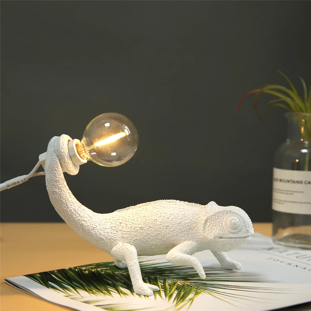 applique murale lézard mignon en résine luminaire de nuit - vue 4 sur 11