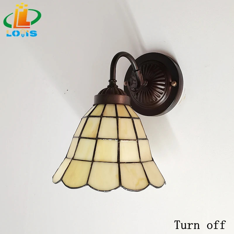 Minimalist Nordic handmade glass wall light - vue 6 sur 6