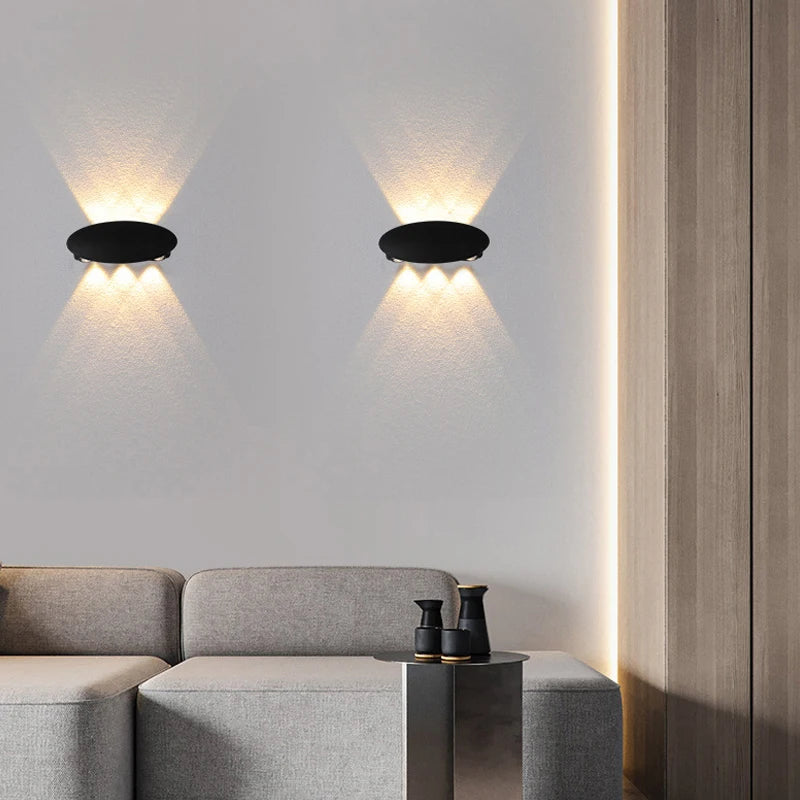 applique murale led moderne imperméable pour extérieur minimaliste - vue 5 sur 18