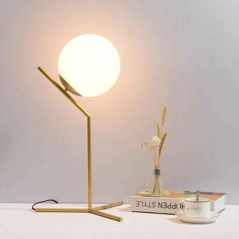 lampe à poser nordique en verre pour décoration moderne - vue 3 sur 16