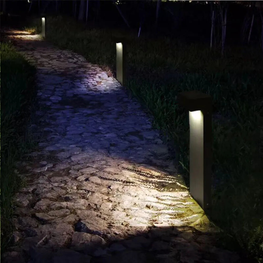 lumière moderne en aluminium pour jardin et chemin extérieur - vue 5 sur 6
