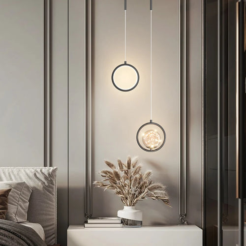 Modern minimalist nordic style double head chandelier - vue 3 sur 10