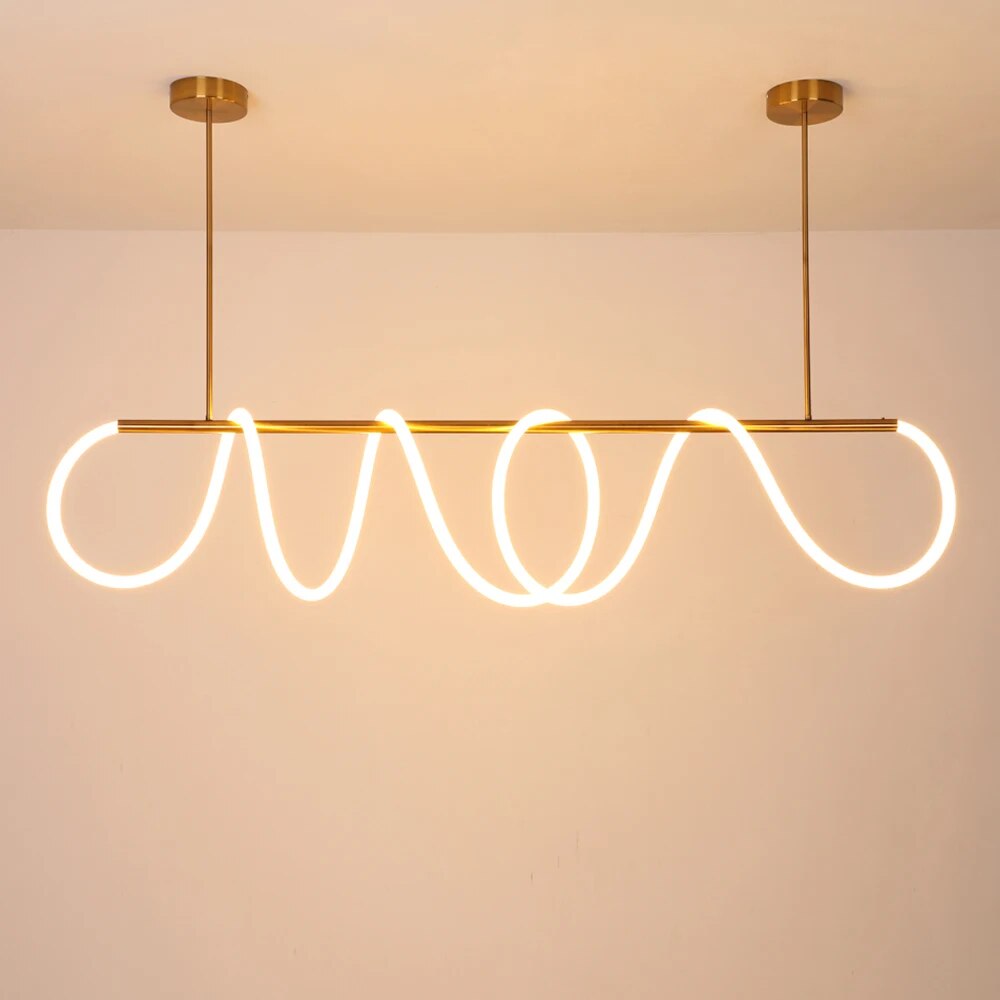 lampes lumière led suspension moderne - vue 6 sur 12