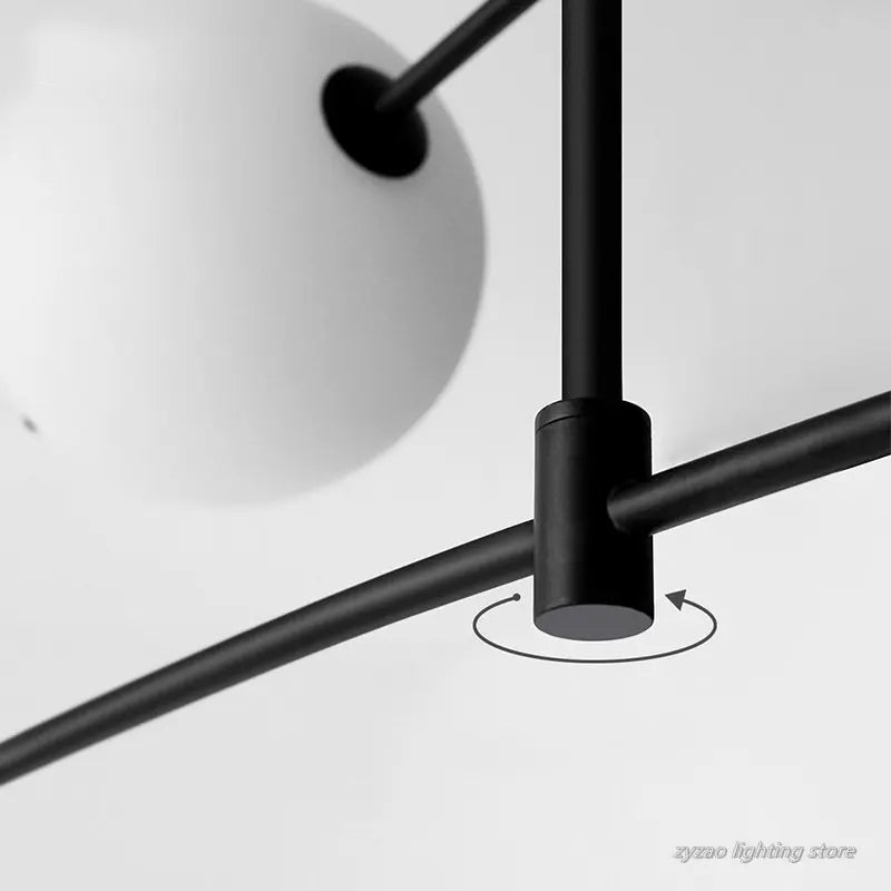 Minimalist Nordic designer pendant light for creative decor - vue 4 sur 7