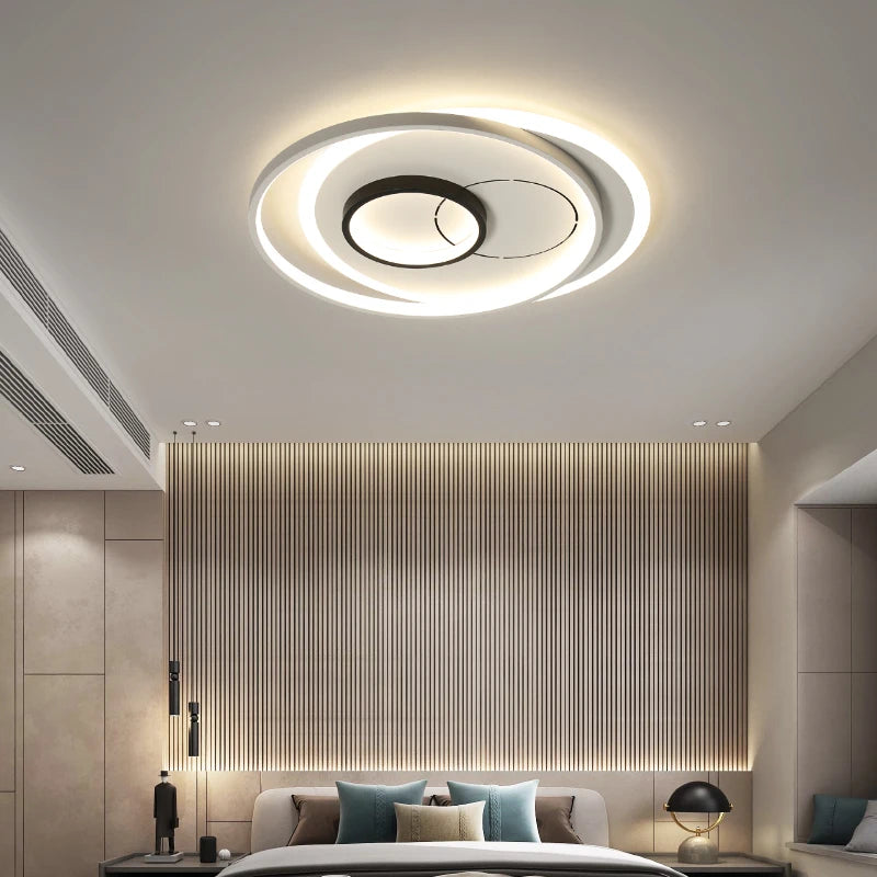 plafonniers led élégants pour décoration intérieure d'hôtel - vue 4 sur 11