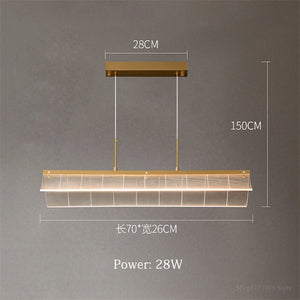 Modern copper pendant light for indoor lighting