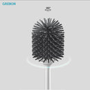 porte-brosse autonettoyant en silicone pour salle de bain
