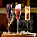 flutes a champagne design elegant verre souffle main