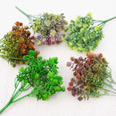28 têtes de plantes succulentes artificielles pour décoration mariage jardin