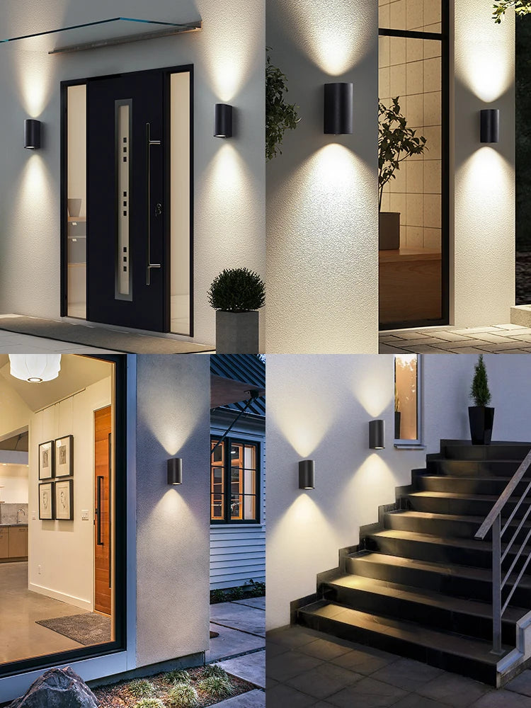 applique murale led étanche pour jardin et intérieur - vue 5 sur 5