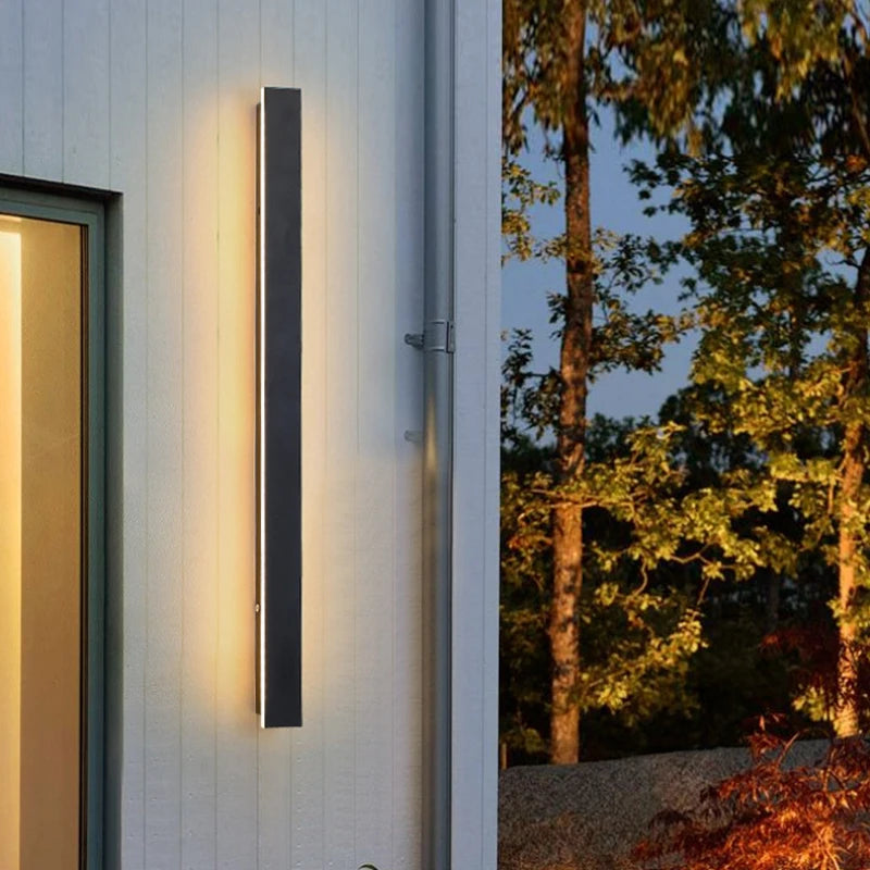 applique murale extérieure led étanche en aluminium pour jardin et terrasse - vue 4 sur 11