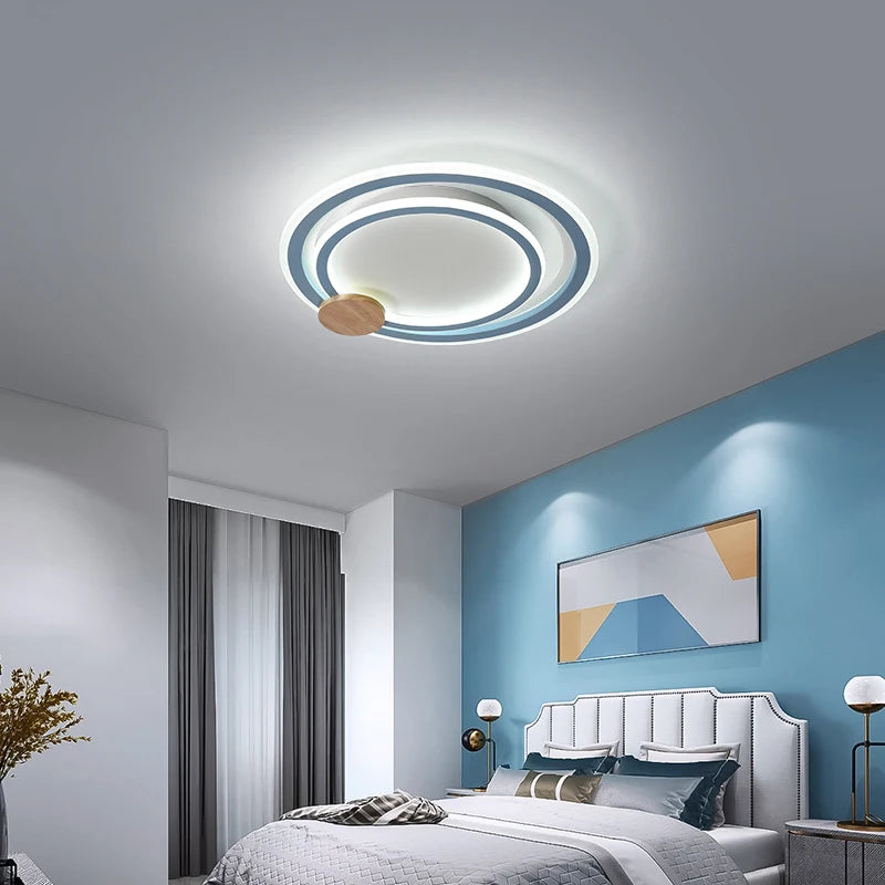plafonnier led moderne en aluminium design pour intérieur élégant - vue 4 sur 8