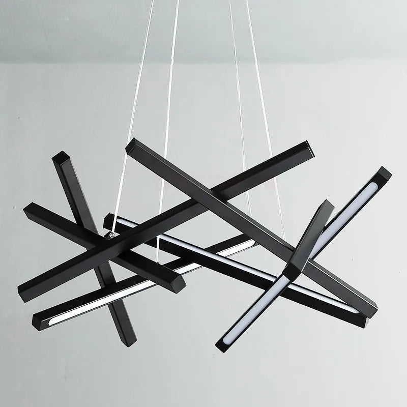 lustre led moderne design minimaliste pour intérieur élégant - vue 5 sur 10